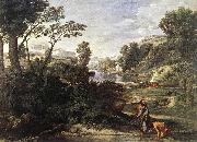 Nicolas Poussin Landscape with Diogenes oil painting picture wholesale